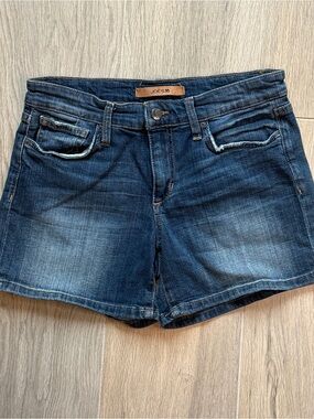 Joe's Jeans Blue Washed Denim Shorts SZ 27  - 4” inseam